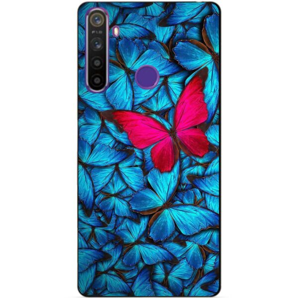

Силиконовый чехол бампер Candy для Realme 5 с рисунком Бабочки