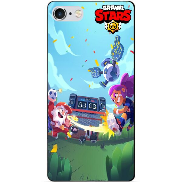 

Силиконовый бампер чехол Candy для Iphone 6s Бравл Старс Броулбол
