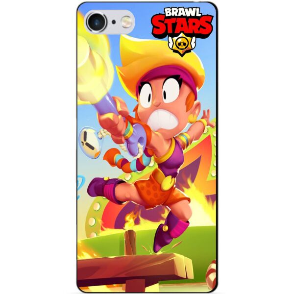 

Силиконовый бампер чехол Candy для Iphone 6s Бравл Старс Огненная Амбер