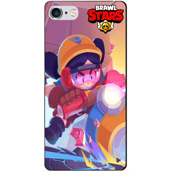 

Силиконовый бампер чехол Candy для Iphone 6s Бравл Старс Осада Джеки
