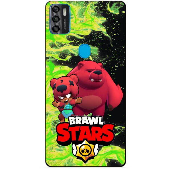

Силиконовый бампер чехол Candy для ZTE Blade A7s с Героем Бравл Старс Нита Мишка