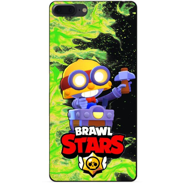 

Силиконовый бампер чехол Candy для Iphone 7 Plus с Героем Brawl Stars Карл