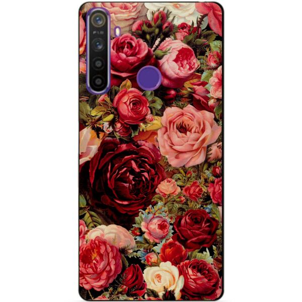 

Силиконовый чехол бампер Candy для Realme 5 с рисунком Красные розы