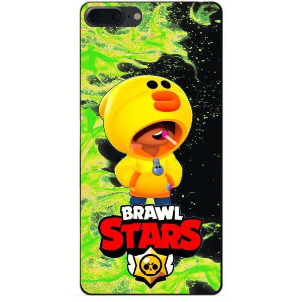 

Силиконовый бампер чехол Candy для Iphone 7 Plus с Героем Brawl Stars Леон утка