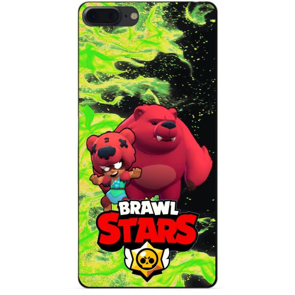

Силиконовый бампер чехол Candy для Iphone 7 Plus с Героем Brawl Stars Нита Мишка