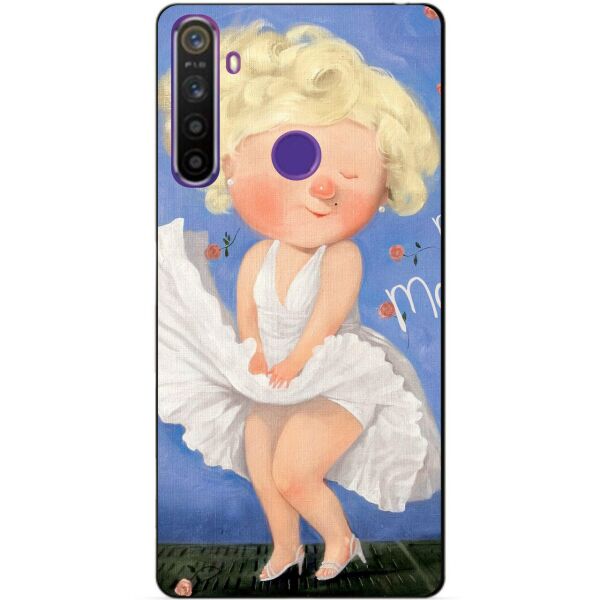 

Силиконовый чехол бампер Candy для Realme 5 с рисунком Монро Гапчинская