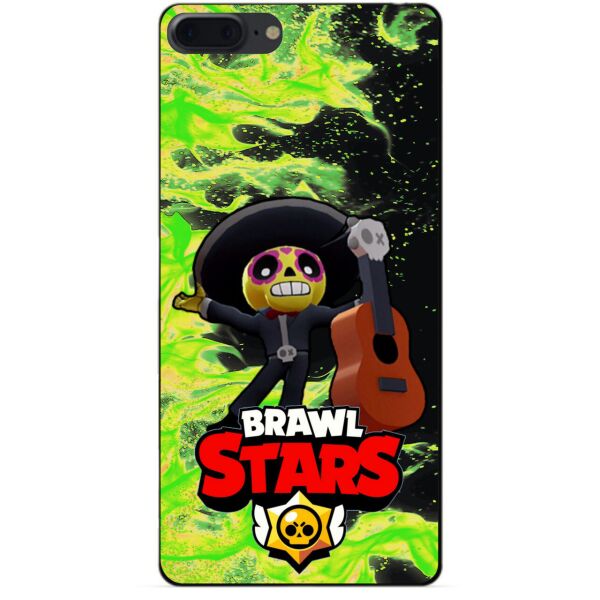 

Силиконовый бампер чехол Candy для Iphone 7 Plus с Героем Brawl Stars Поко