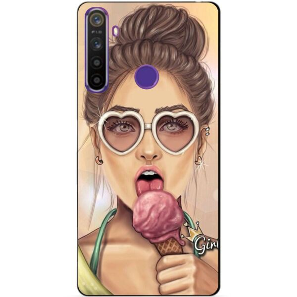 

Силиконовый чехол бампер Candy для Realme 5 с рисунком Мороженое