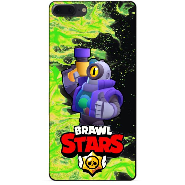 

Силиконовый бампер чехол Candy для Iphone 7 Plus с Героем Brawl Stars Рико