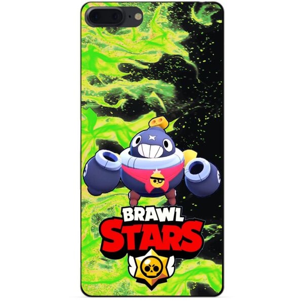

Силиконовый бампер чехол Candy для Iphone 7 Plus с Героем Brawl Stars Тик