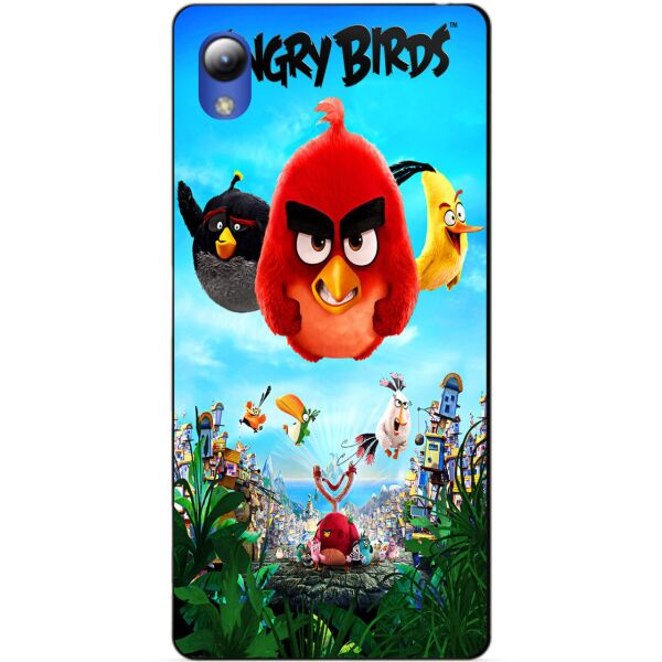 

Силиконовый бампер чехол Candy для ZTE Blade L8 с рисунком Angry Birds