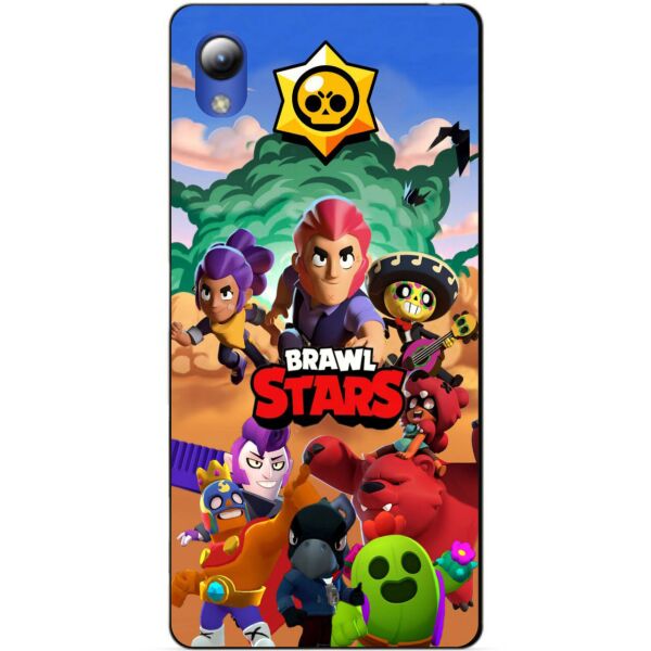 

Силиконовый бампер чехол Candy для ZTE Blade L8 с рисунком Brawl Stars