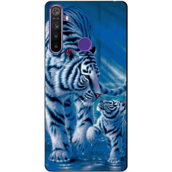

Силиконовый чехол бампер Candy для Realme 5 с рисунком Тигры