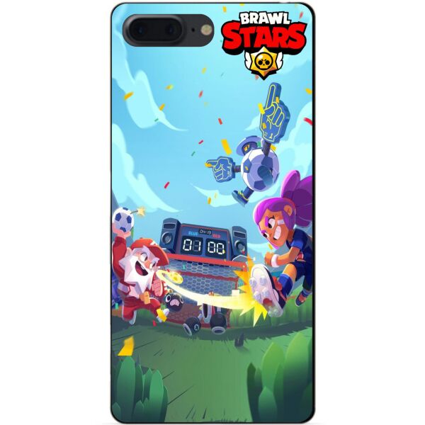 

Силиконовый бампер чехол Candy для Iphone 7 Plus с рисунком Бравл Старс Броулбол
