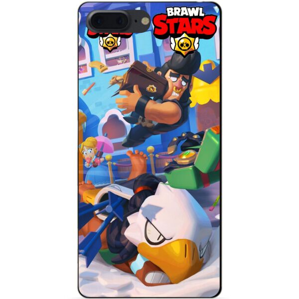 

Силиконовый бампер чехол Candy для Iphone 7 Plus с рисунком Бравл Старс Веселые каникулы Булл