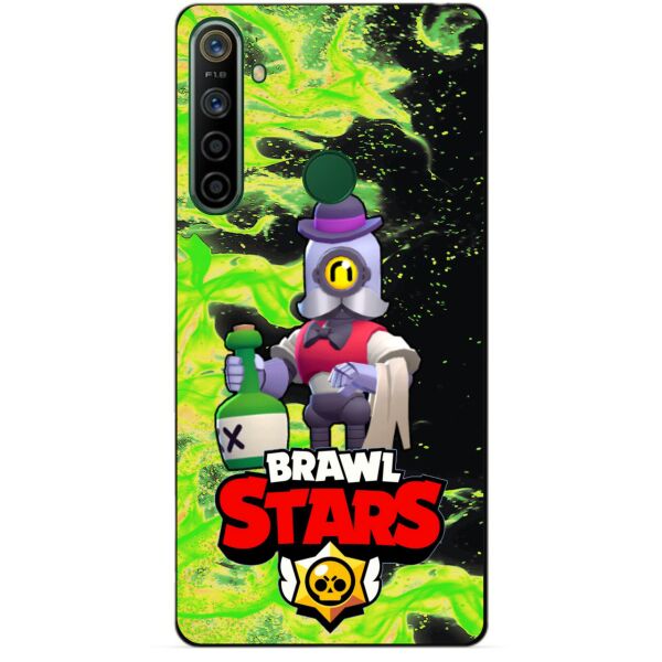 

Силиконовый чехол бампер Candy для Realme 5i с Героем Brawl Stars Барли