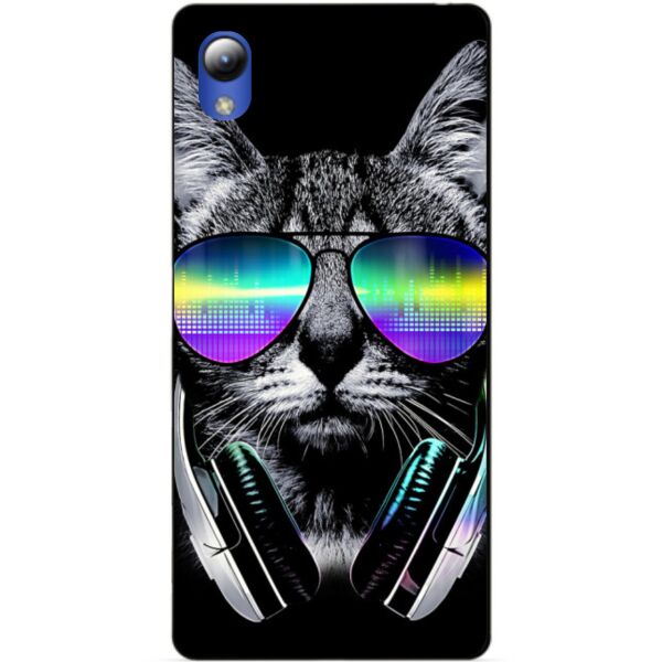 

Силиконовый бампер чехол Candy для ZTE Blade L8 с рисунком Музыкальный Кот