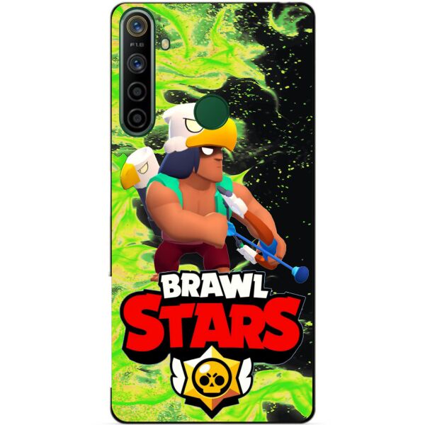 

Силиконовый чехол бампер Candy для Realme 5i с Героем Brawl Stars Бо