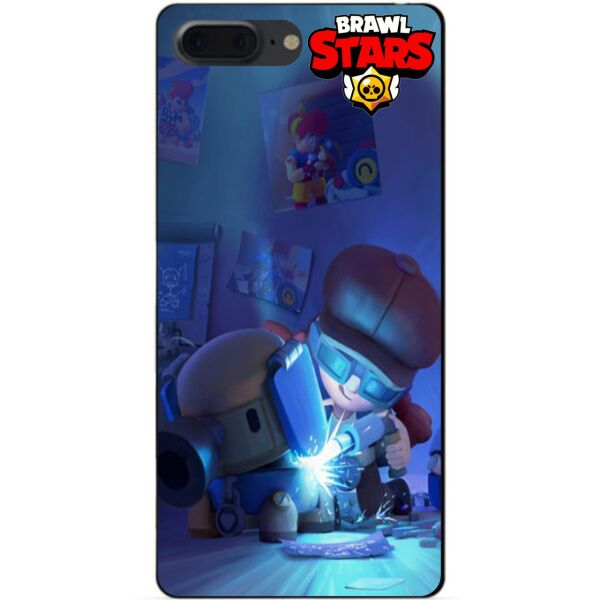 

Силиконовый бампер чехол Candy для Iphone 7 Plus с рисунком Бравл Старс Роборубка Джесси