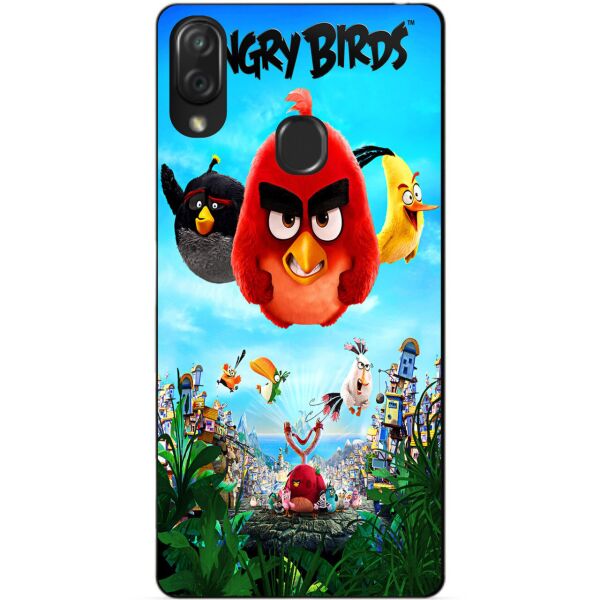 

Силиконовый бампер чехол Candy для ZTE Blade V10 Vita с рисунком Angry Birds