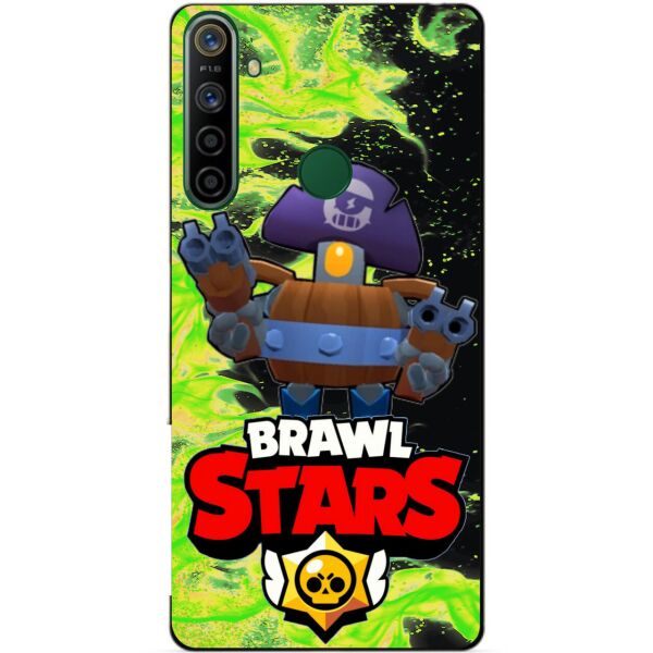 

Силиконовый чехол бампер Candy для Realme 5i с Героем Brawl Stars Деррил