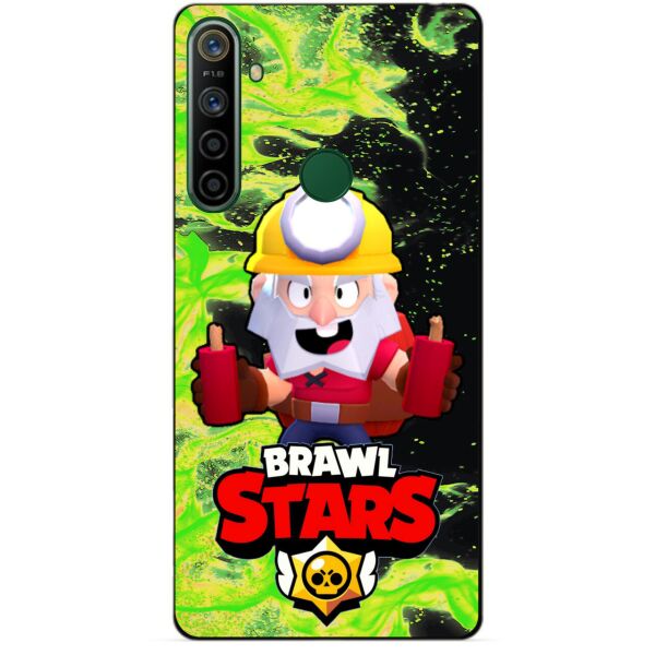 

Силиконовый чехол бампер Candy для Realme 5i с Героем Brawl Stars Динамайк