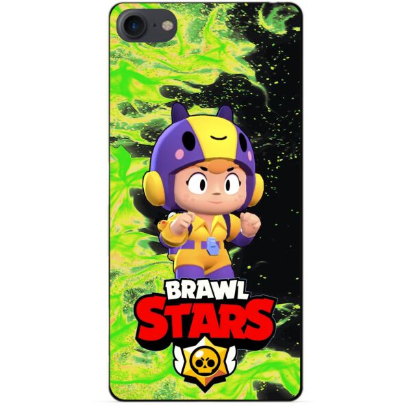 

Силиконовый бампер чехол Candy для Iphone 7 с Героем Brawl Stars Беа