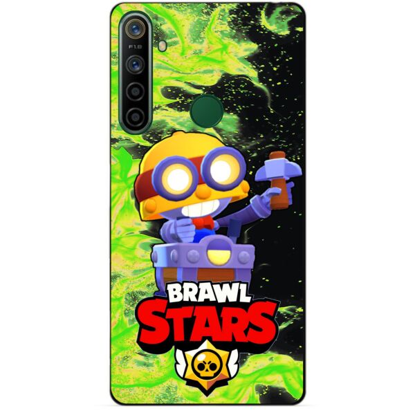 

Силиконовый чехол бампер Candy для Realme 5i с Героем Brawl Stars Карл