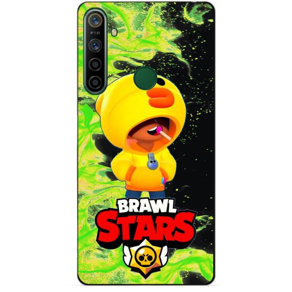 

Силиконовый чехол бампер Candy для Realme 5i с Героем Brawl Stars Леон утка