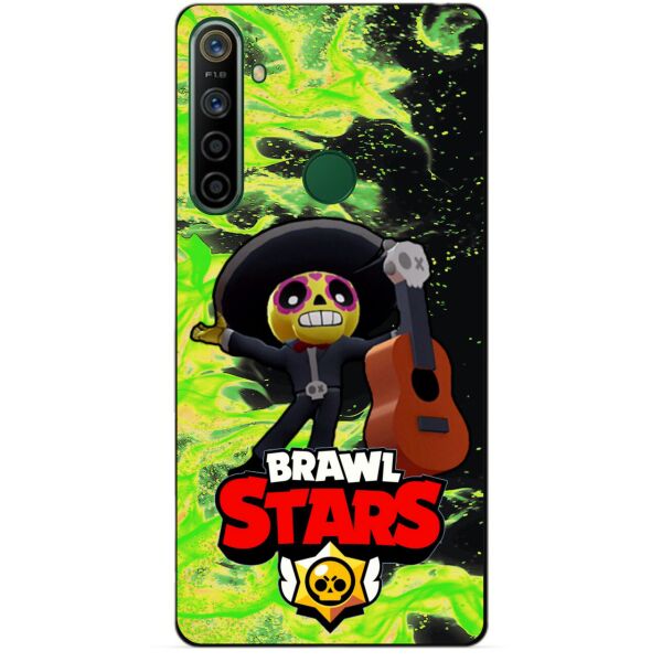 

Силиконовый чехол бампер Candy для Realme 5i с Героем Brawl Stars Поко