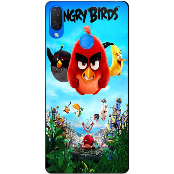 

Силиконовый бампер чехол Candy для ZTE Blade V9 с рисунком Angry Birds