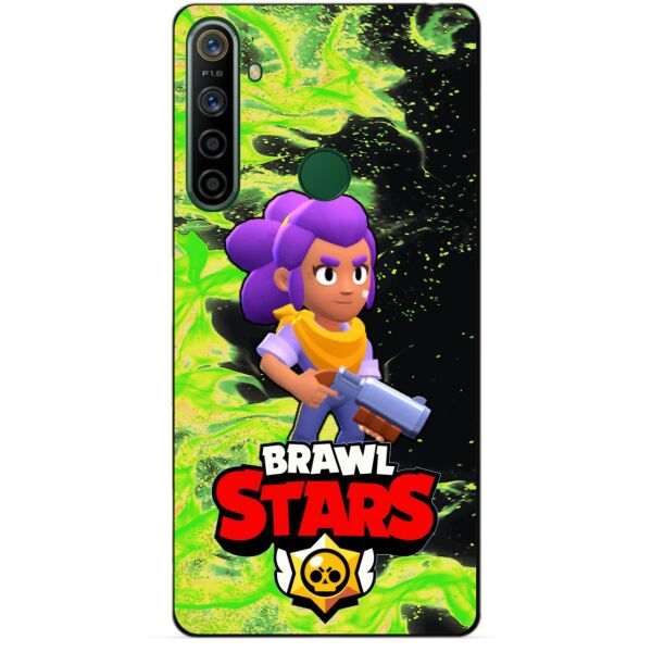 

Силиконовый чехол бампер Candy для Realme 5i с Героем Brawl Stars Шелли