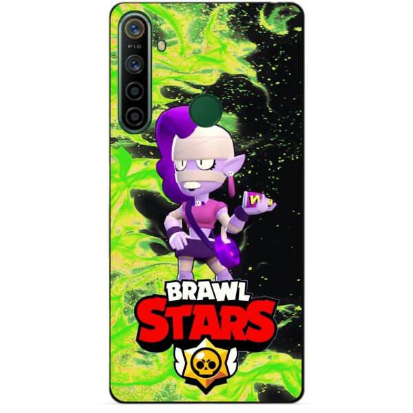 

Силиконовый чехол бампер Candy для Realme 5i с Героем Brawl Stars Эмз