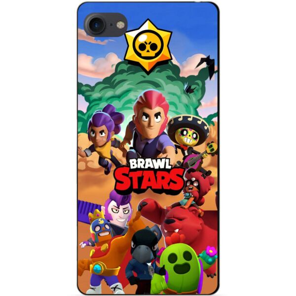 

Силиконовый бампер чехол Candy для Iphone 7 с рисунком Brawl Stars
