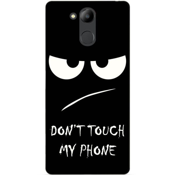 

Чехол силиконовый бампер Candy для Huawei Honor 6с Pro с рисунком Dont Touch