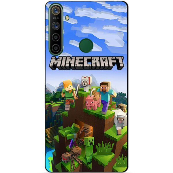 

Силиконовый чехол бампер Candy для Realme 5i с рисунком Minecraft