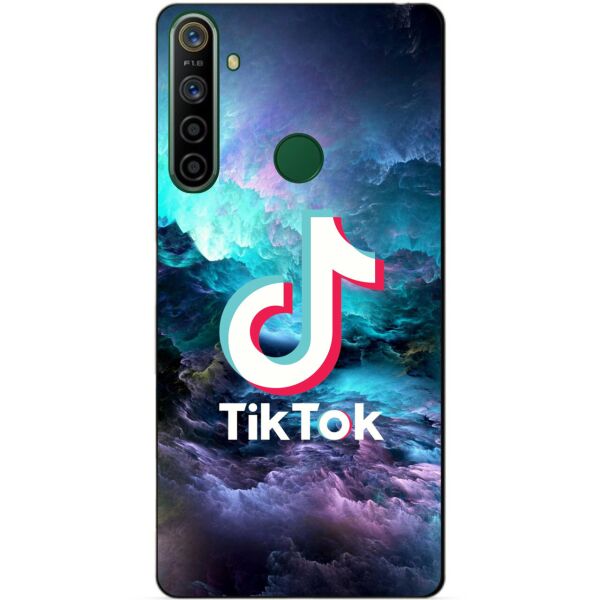 

Силиконовый чехол бампер Candy для Realme 5i с рисунком Tik Tok