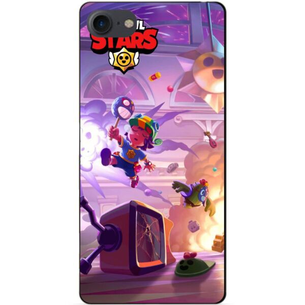 

Силиконовый бампер чехол Candy для Iphone 7 с рисунком Бравл Старс Парк старр Сэнди