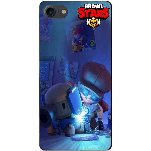 

Силиконовый бампер чехол Candy для Iphone 7 с рисунком Бравл Старс Роборубка Джесси