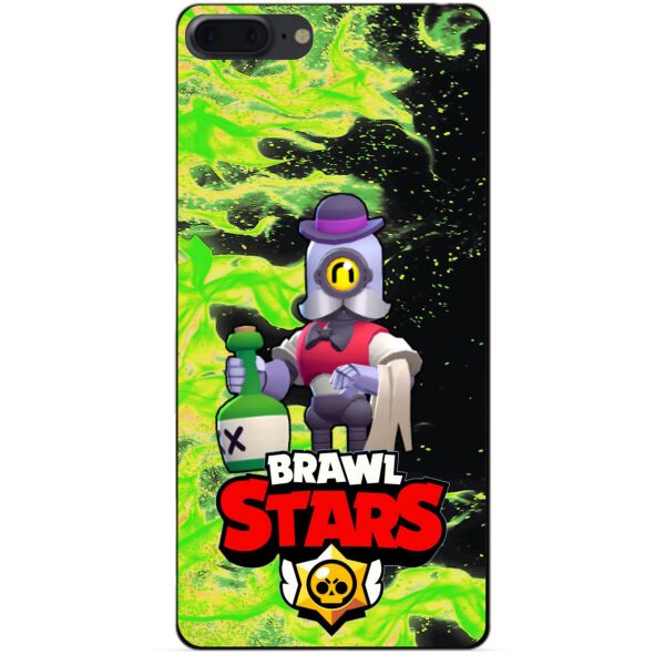 

Силиконовый бампер чехол Candy для Iphone 8 Plus с Героем Brawl Stars Барли