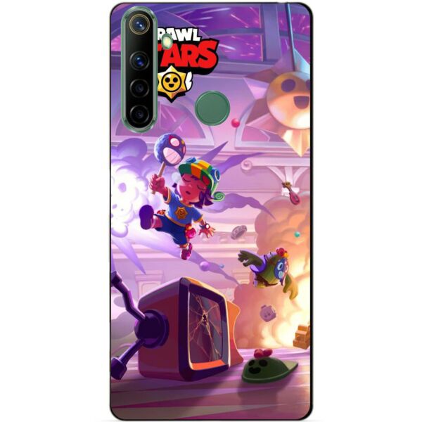 

Силиконовый чехол бампер Candy для Realme 5i с рисунком Бравл Старс Парк старр Сэнди