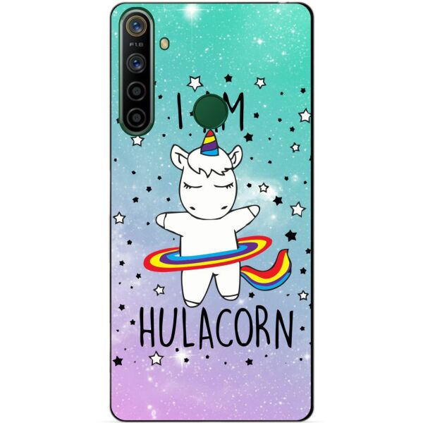 

Силиконовый чехол бампер Candy для Realme 5i с рисунком Единорог