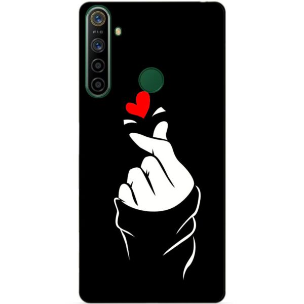 

Силиконовый чехол бампер Candy для Realme 5i с рисунком Знак любви