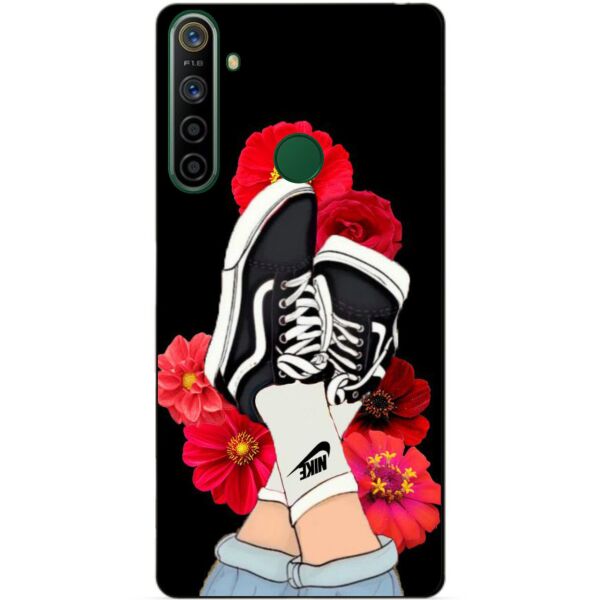 

Силиконовый чехол бампер Candy для Realme 5i с рисунком Кеды