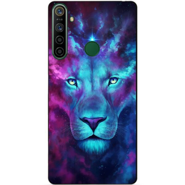 

Силиконовый чехол бампер Candy для Realme 5i с рисунком Космический лев