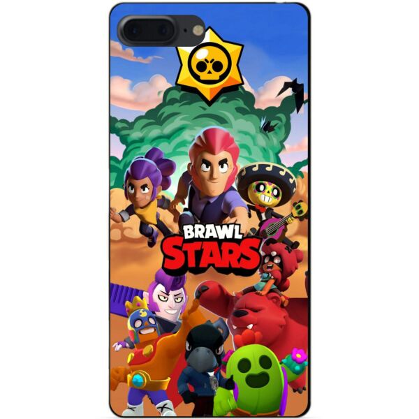 

Силиконовый бампер чехол Candy для Iphone 8 Plus с рисунком Brawl Stars