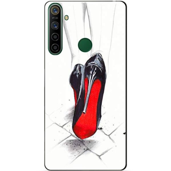 

Силиконовый чехол бампер Candy для Realme 5i с рисунком Лабутены