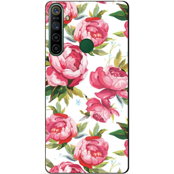 

Силиконовый чехол бампер Candy для Realme 5i с рисунком Пионы