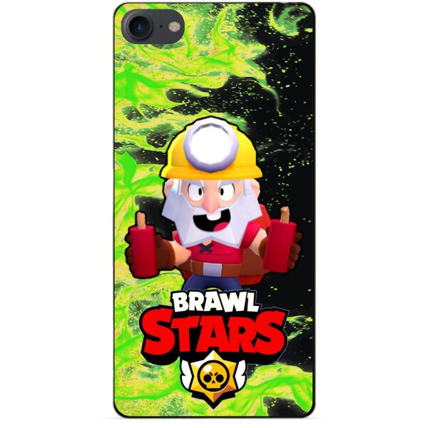 

Силиконовый бампер чехол Candy для Iphone 8 с Героем Brawl Stars Динамайк
