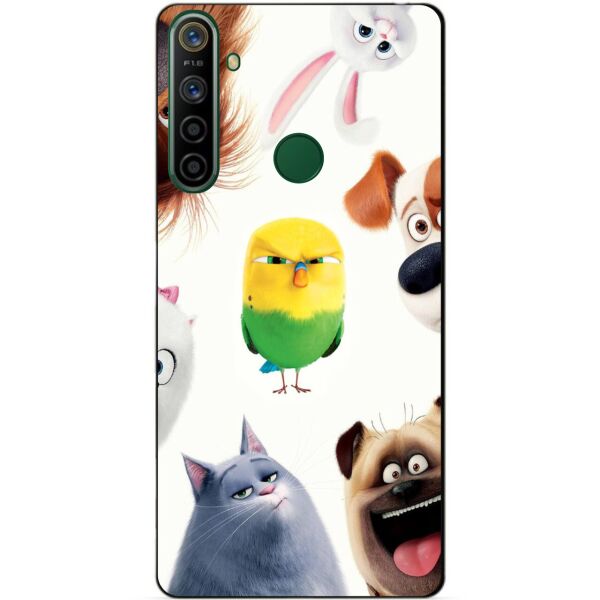 

Силиконовый чехол бампер Candy для Realme 5i с рисунком Тайная жизнь домашних животных